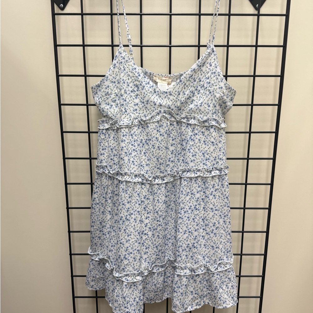 Altar'd State Blue Floral Mini Dress